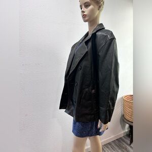 Alija outerwear vintage Leather Jacket brown